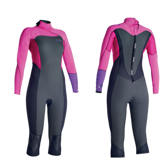 ION - Wetsuit BS - Hybrid WMS Overknee LS 4/3 HYB black/purple 38/M