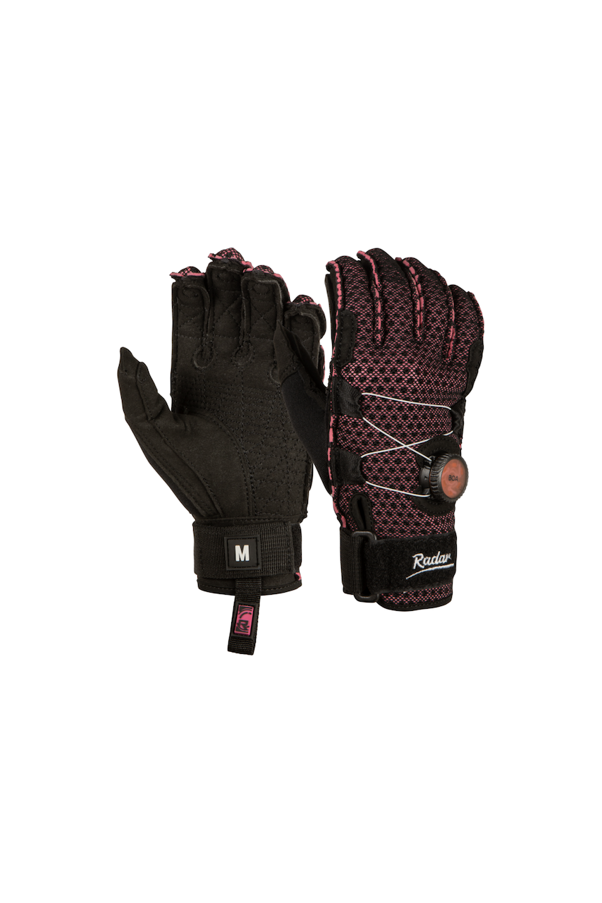 2024 Radar Lyric-A BOA - Inside-Out Glove - Black / Pink Ariaprene