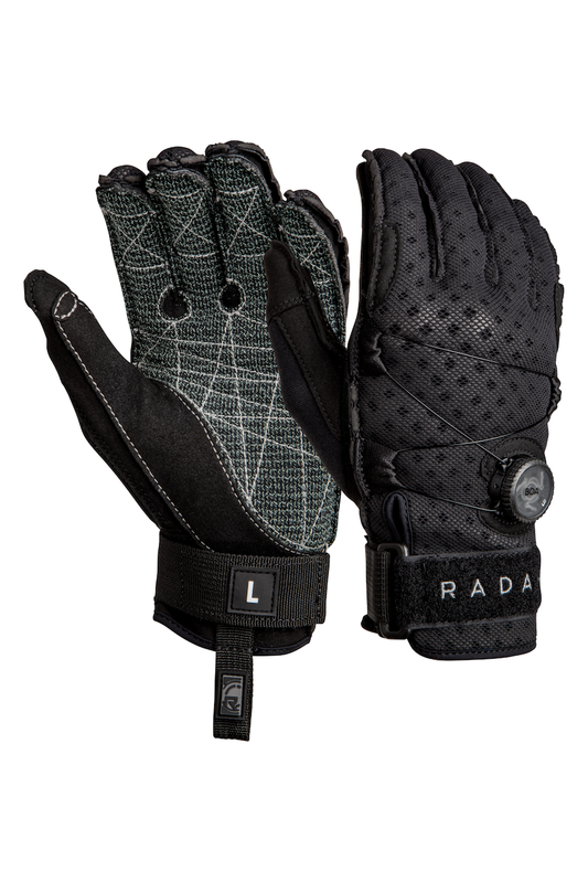 2024 Radar Vapor-K BOA Inside-Out Glove - Black / Shadow Ariaprene