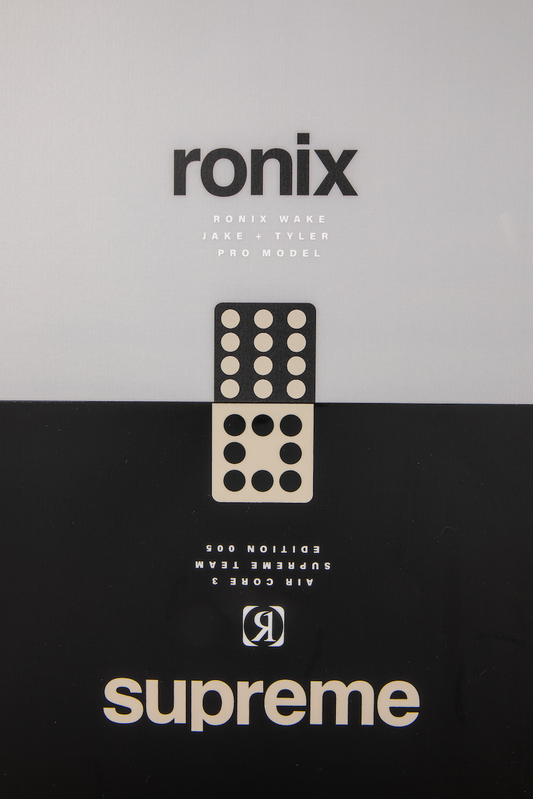 2024 Ronix Supreme - Air Core 3 - Glossy Black / Matte Haze