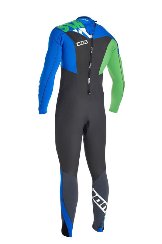 ION Wetsuit 2014 BS Strike Semidry 4,3 HYB - Green / Blue