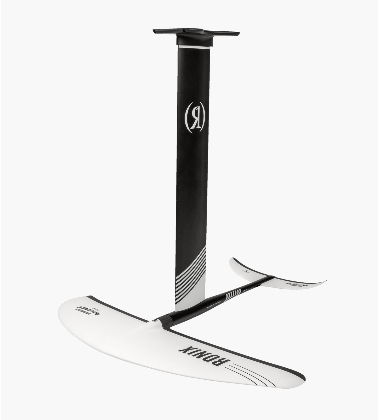 2024 Ronix Foil Komplettset (727 Board 4'1, 28" Mast, 39cm Rumpf, Front Wing 1300, Rear Stab. 240)