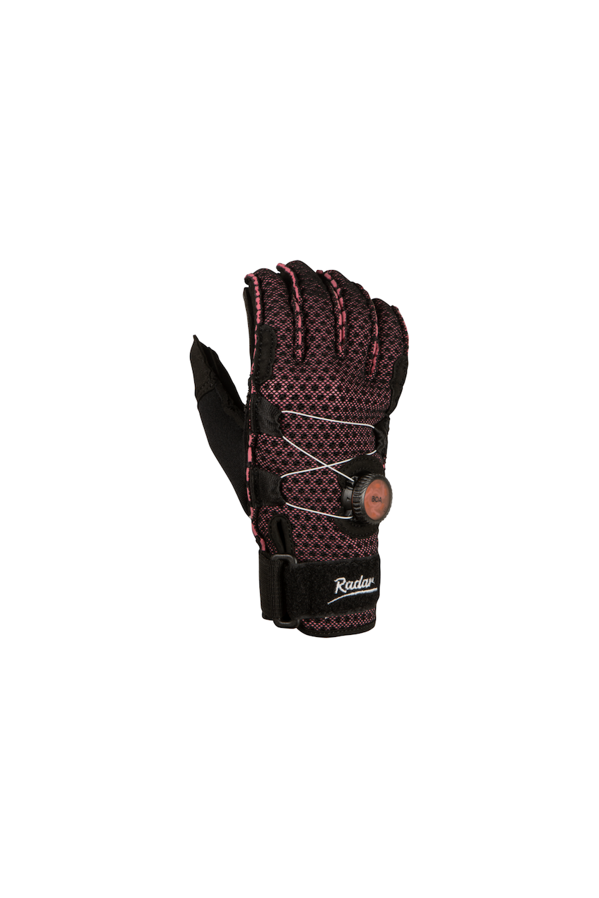 2024 Radar Lyric-A BOA - Inside-Out Glove - Black / Pink Ariaprene