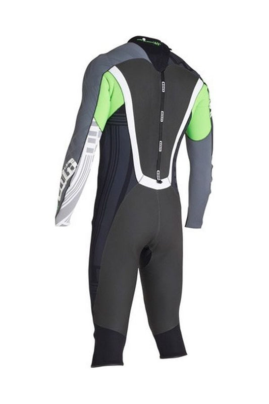 ION - Wetsuit BS - Strike Overknee LS 4/3 DL grey/lime 52/L