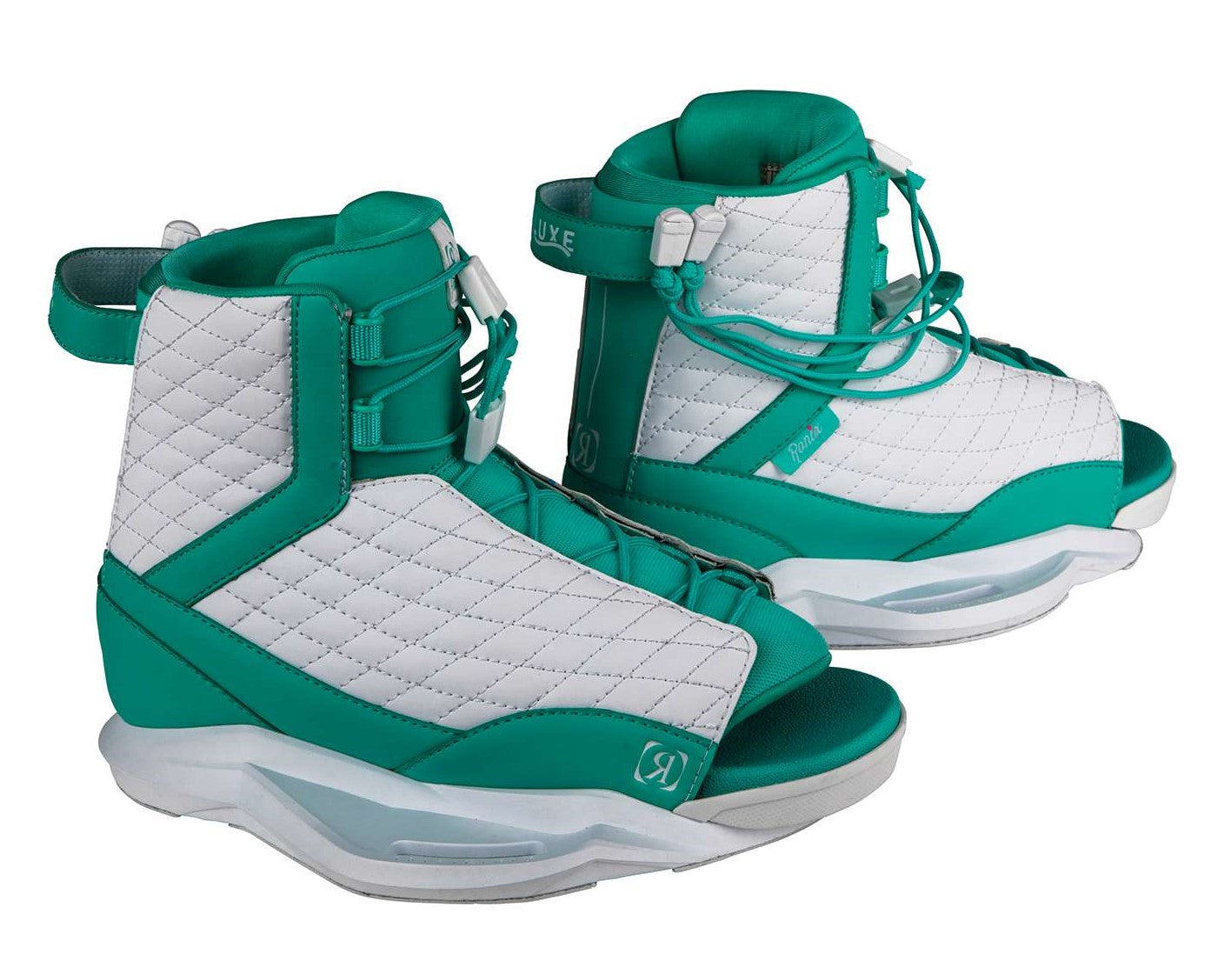 2019 Ronix Luxe Boot White/Turquoise - 6-8.5