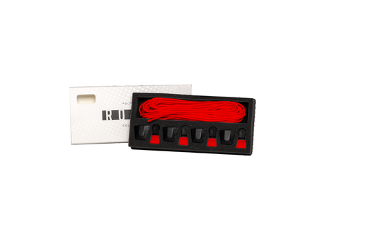 RONIX AutoLock Kit - Caffeinated Red (set of 4 Laces and AutoLocks)