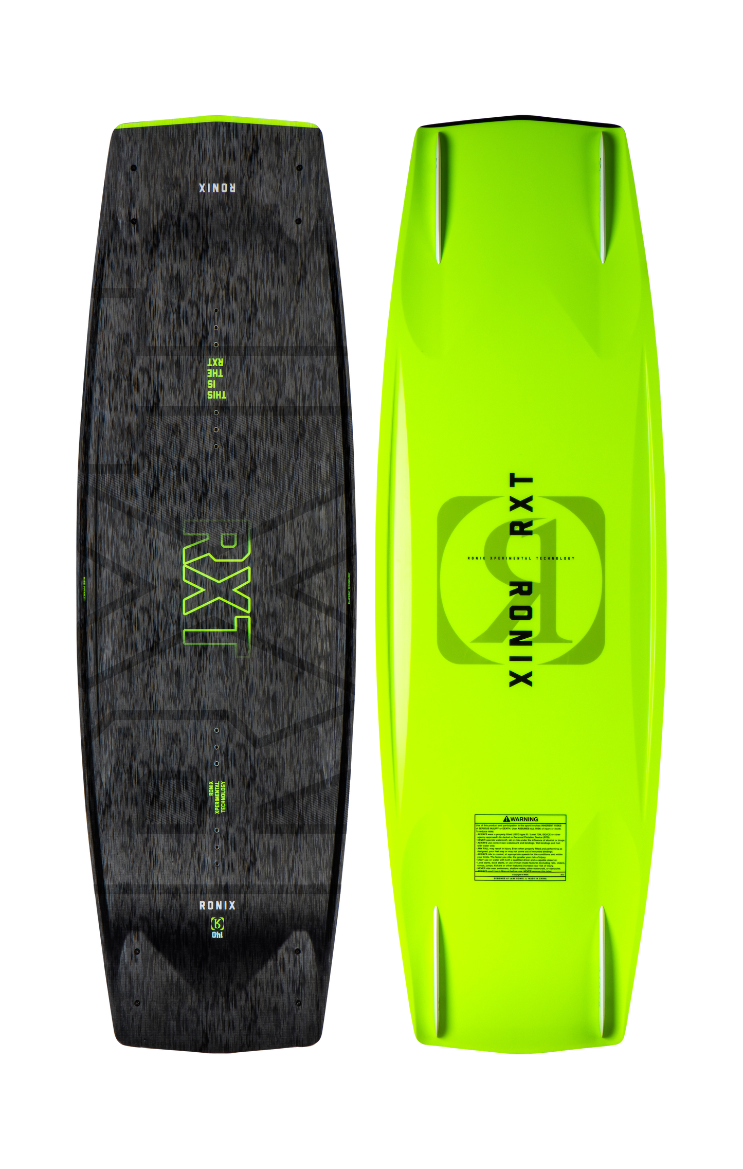 2024 Ronix RXT - Blackout Technology - Black / GP Yellow