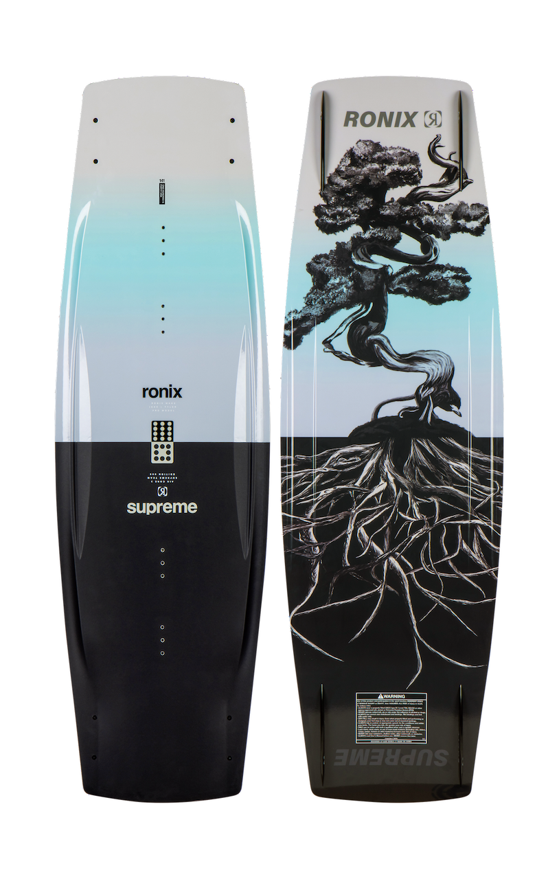 2024 Ronix Supreme - Air Core 3 - Glossy Black / Matte Haze