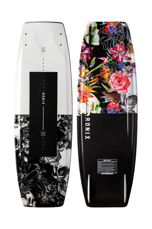 2024 Ronix Quarter 'Til Midnight - SF - White /Black Sugar Skull