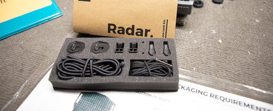 Radar Lace Lock Kit - Black (2 bungees w/ locks and 2 laces w/ locks)