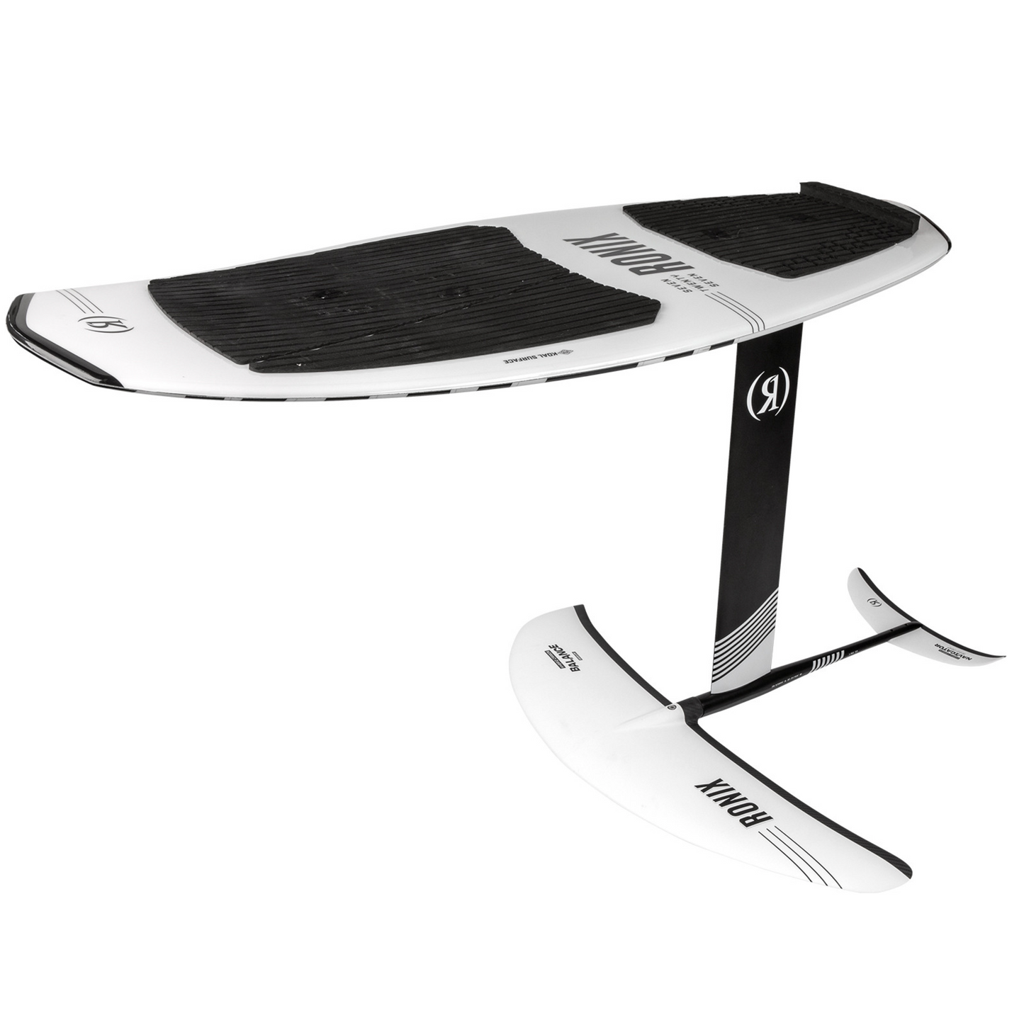 2024 Ronix Foil Komplettset (727 Board 4'1, 28" Mast, 39cm Rumpf, Front Wing 1300, Rear Stab. 240)