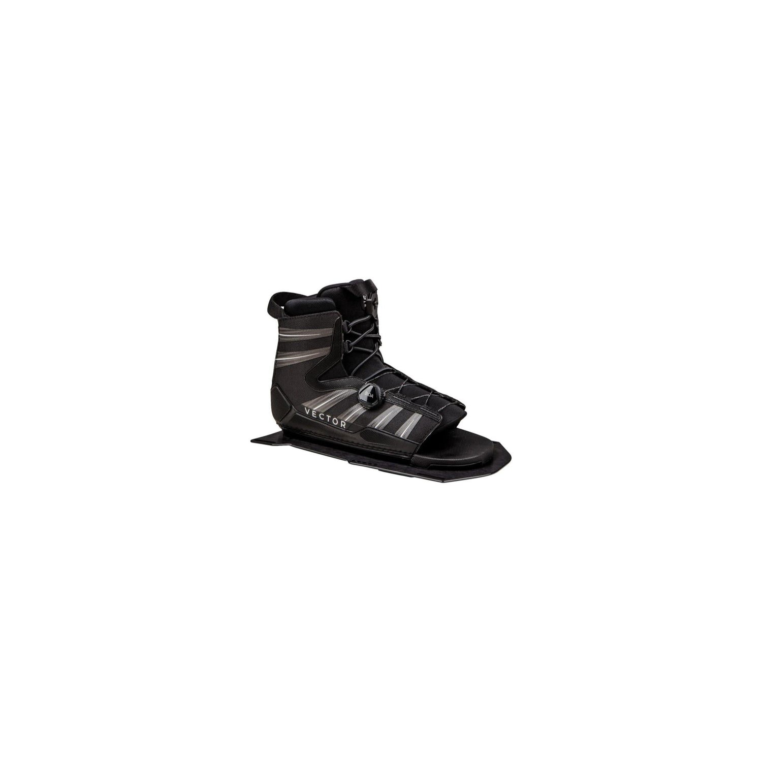 2023 Vector Boa Boot - Black / Carbon / White - Front Aluminum Plate