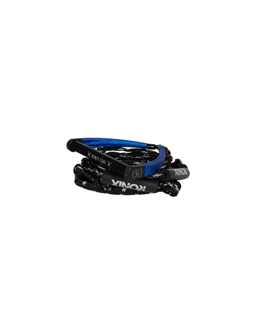 PU Syn. Bungee Surf Rope ll 25' 4-Section Blue