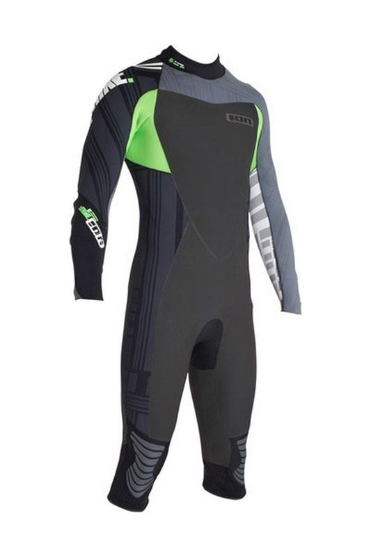 ION - Wetsuit BS - Strike Overknee LS 4/3 DL grey/lime 52/L