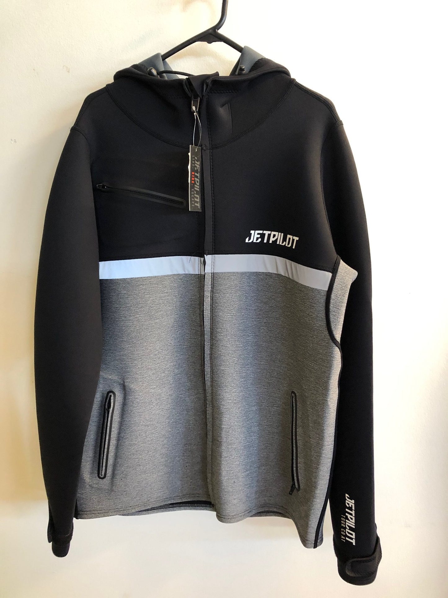 2020 Jetpilot Neopren Jacket Grey Heather