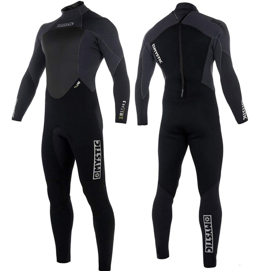 Mystic Brand Fullsuit 3/2 mm Bzip Flatlock S black