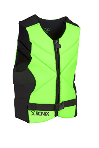 2012 Ronix One Front Zip Impact Jacket - Psycho Green Size S