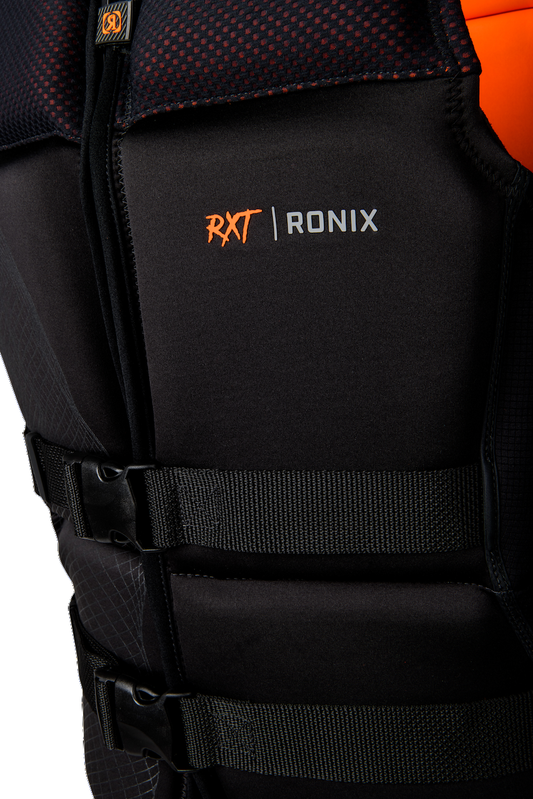 2023 Ronix RXT - CE Approved Impact Vest - Electro Orange / Black