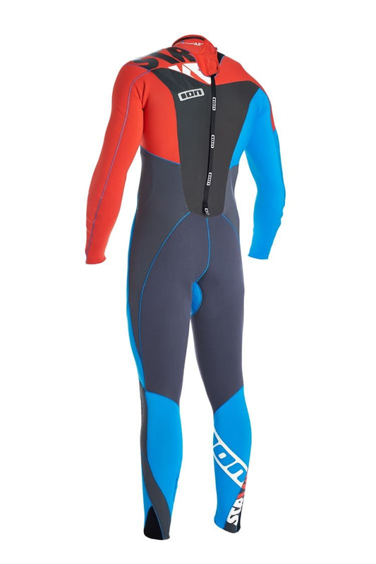 ION - Wetsuit BS - Strike Amp Semidry 4,5 DL red/blue 52/L