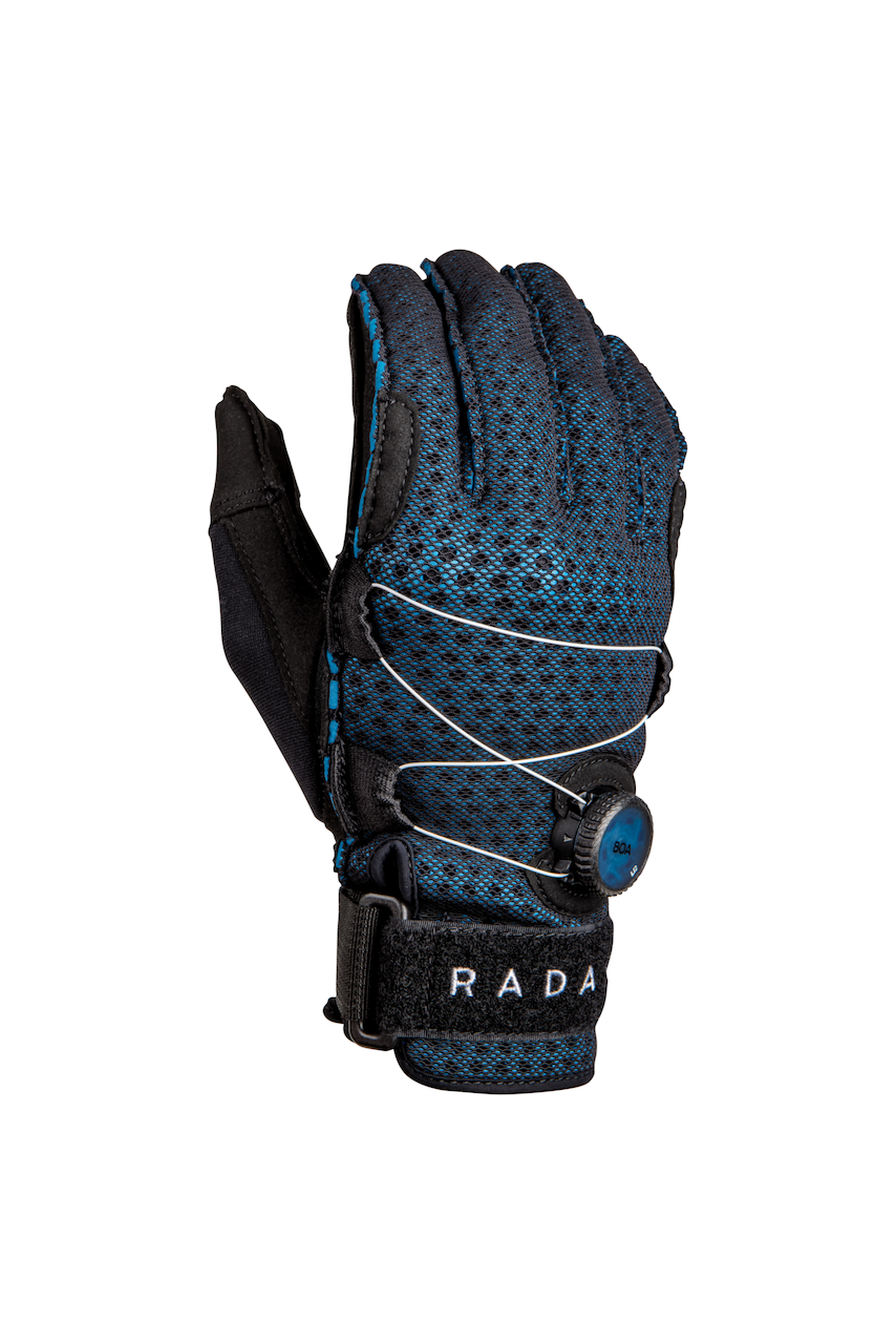 2024 Radar Vapor-A BOA Inside-Out Glove - Black / True Blue Ariaprene